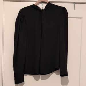 White House Black Market Classic Black Blouse